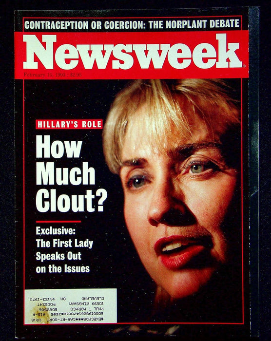 Newsweek Magazine February 15 1993 Hillary Clinton Power Islamic Terrorists 2