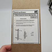 HPC Offset Door Guard Plate 9/16" Offset 14"L x 1-7/8"W Satin OVDG-14 USA Made 3