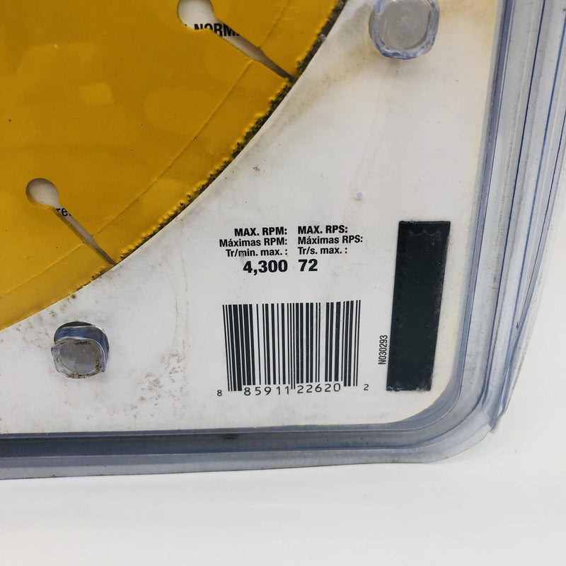 Dewalt DW8500 Circular Chop Saw Blade 14" w 1" Arbor Diamond Edge Metal Cutting 10