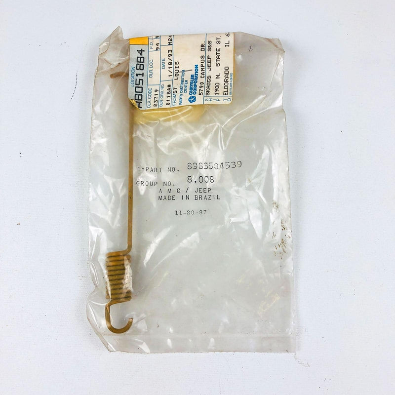 Mopar 83504539 Spring Rear Brake Drum OEM NOS 1990 1992 Dodge Monaco AMC 8.008 6