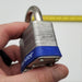 Master Lock Padlock No 5 1"L x 11/32"D Shackle 2" Body Keyed Diff USA Made Blue 6