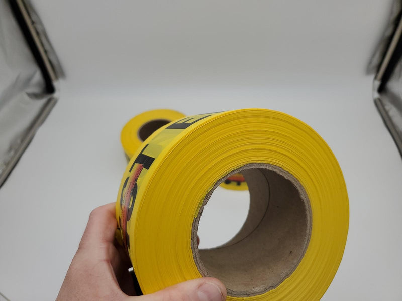 Scotch Barricade Tape 361 3in x 1000ft Caution Do Not Enter 3 Rolls 3
