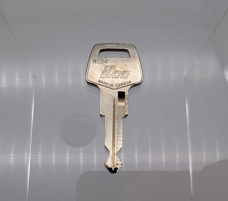 5x Ilco NE34 Key Blanks for Some Simca Tablot Matra Vehicles Nickel Plated