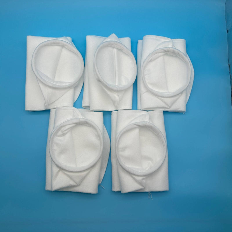 5pk Liquid Filter Sock Bag 50 Micron 7" x 32" Sewn Water Liquid Diesel Oil Dust