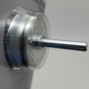 Norton 39110 2" Wire Cup Brush 1/4" Shank Crimped Carbon Steel 13000 Max RPM 3