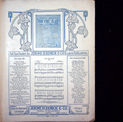 1914 When I Was A Dreamer Vintage Sheet Music Large Little and Lewis Alstyne 3