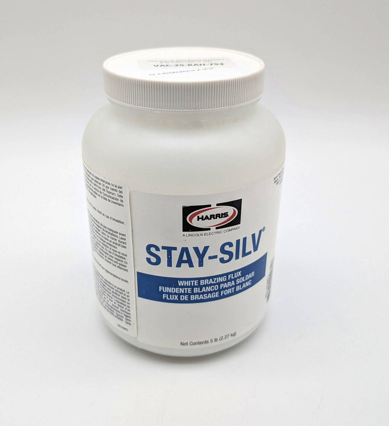 Harris Stay-Silv White Brazing Flux Paste 5 lb Jar SSWF5 1050F to 1600F 1