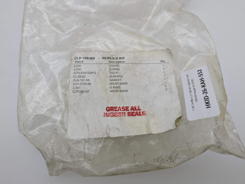 C.M. Smillie CLP 188-RK Cylinder Seal Rebuild Repair Kit OEM