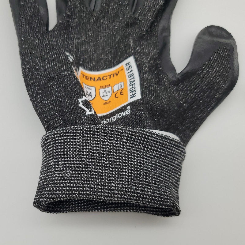 TenActiv ESD A4 Cut Resistant Gloves Large Nitrile Dipped S18TAFGFN 3 Pairs 4