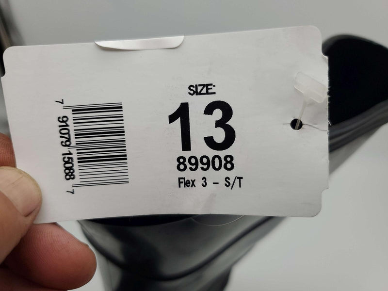 Dunlop Work Boots Rubber Steel Toe & Shank Size 13 Black & Grey 15" 89908 7