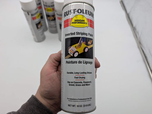Rust-Oleum Inverted Striping Paint Cans 18 Oz Pack of 6 2391838 2