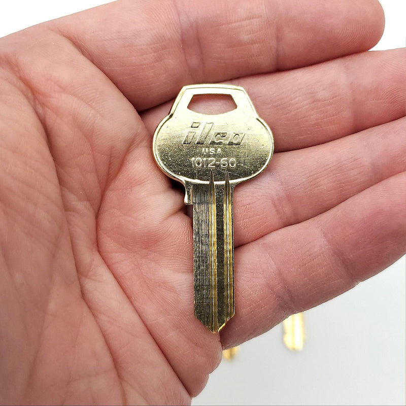 10x Ilco Corbin 1012-60 Key Blanks CR87 Nickel Silver 5 Pin NOS 1