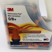 3M 7000133222 Performance Plus O/B+ Wire Connectors Orange/Blue 500/Jug 3