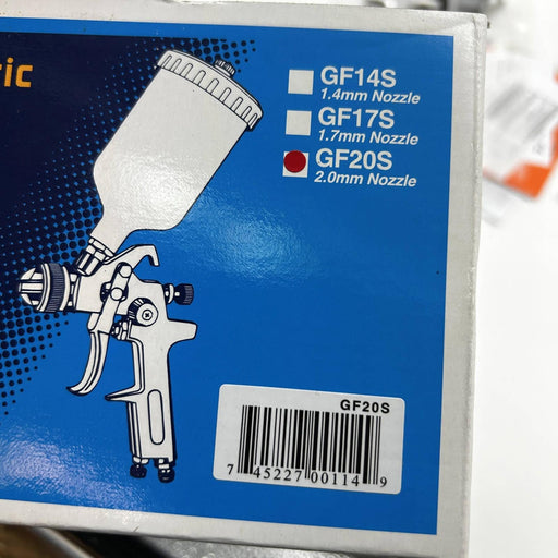 Astro Pneumatic Tool Company GF20S Gravity Feed Spray Gun 2 mm Nozzle 2