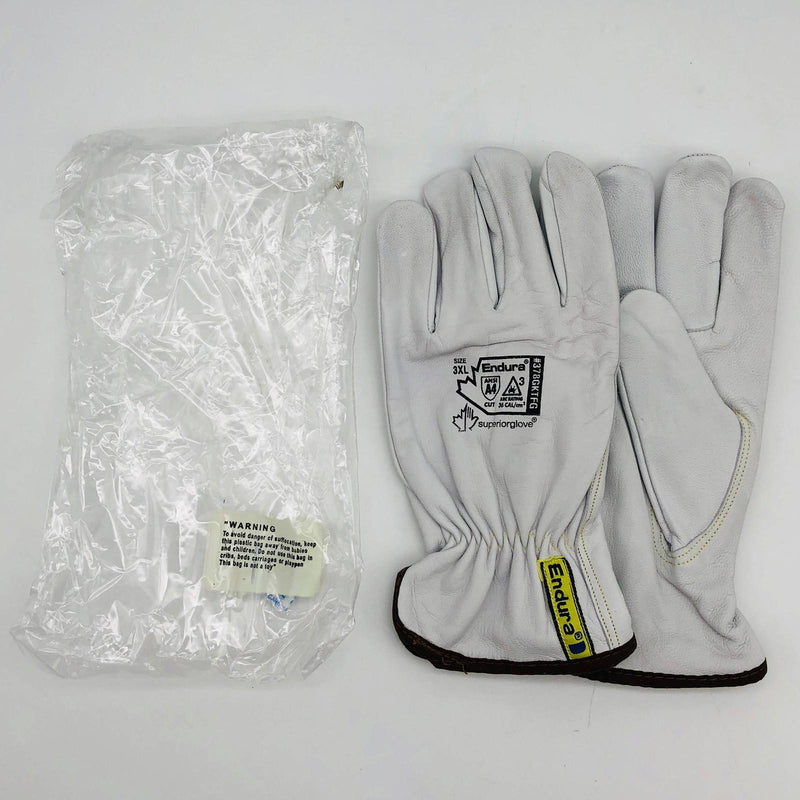 Superior 378GKTFG-3XL Leather Driver Glove Sz 3x Endura Goat Grain Arc Flash 1pr 1
