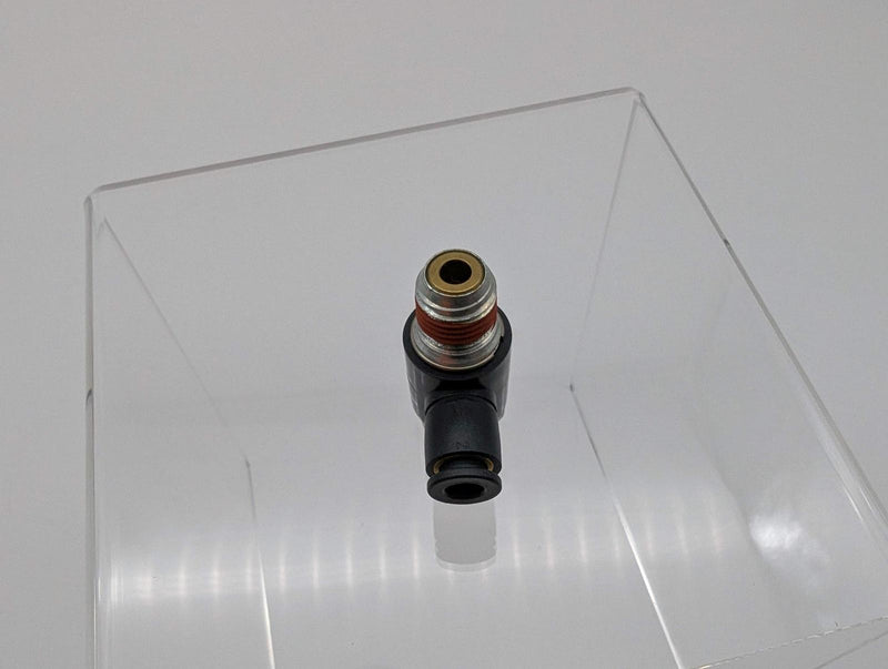 ARO 119309-250 Cylinder Port Flow Control Valve Elbow Fitting 1/4" NPT 1/4" Tube 3