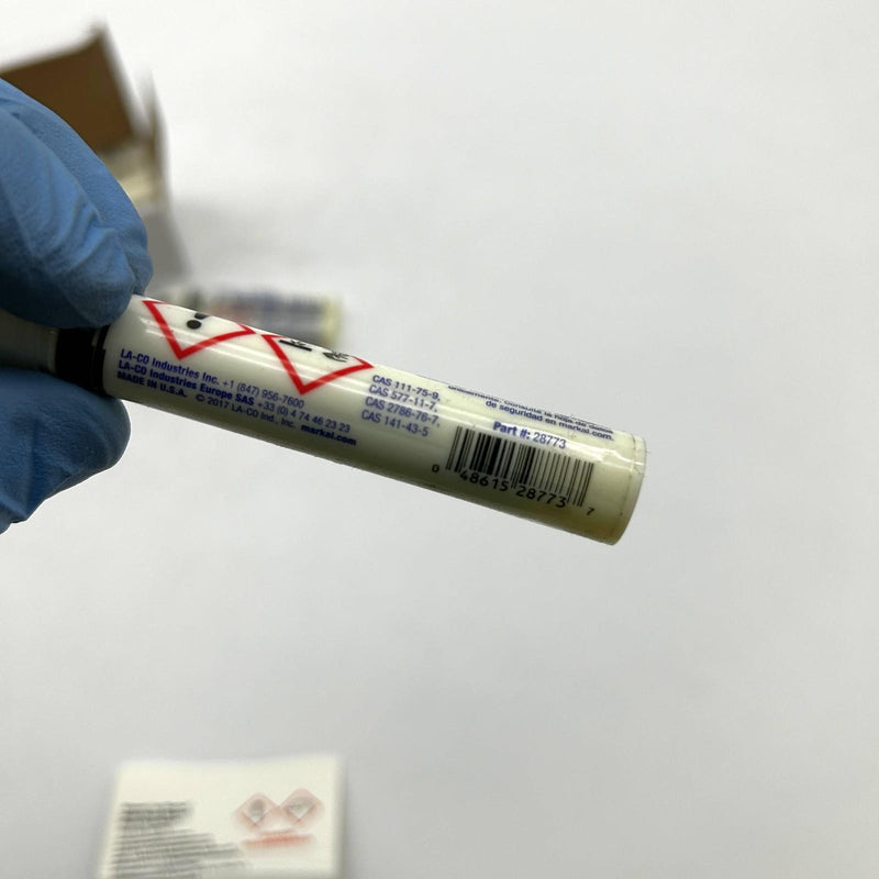 Nissen by Markal 28773 Solid Paint Marker Black Industrial Permanent 15pk 5