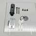 Ideal Door Lever Lock 3/4" Backset Aluminum Finish 1-1/4" Thick Doors 300-SK USA 6