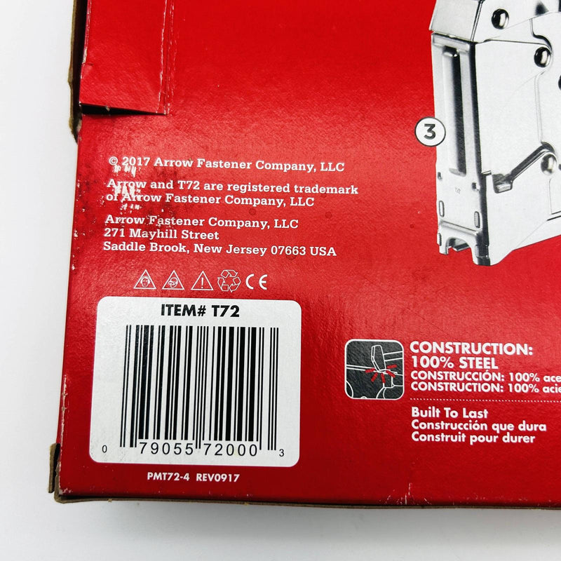 Arrow T72 Wire Cable Staple Gun Wiretacker Insulated Fastener w/ Wire Guide 3