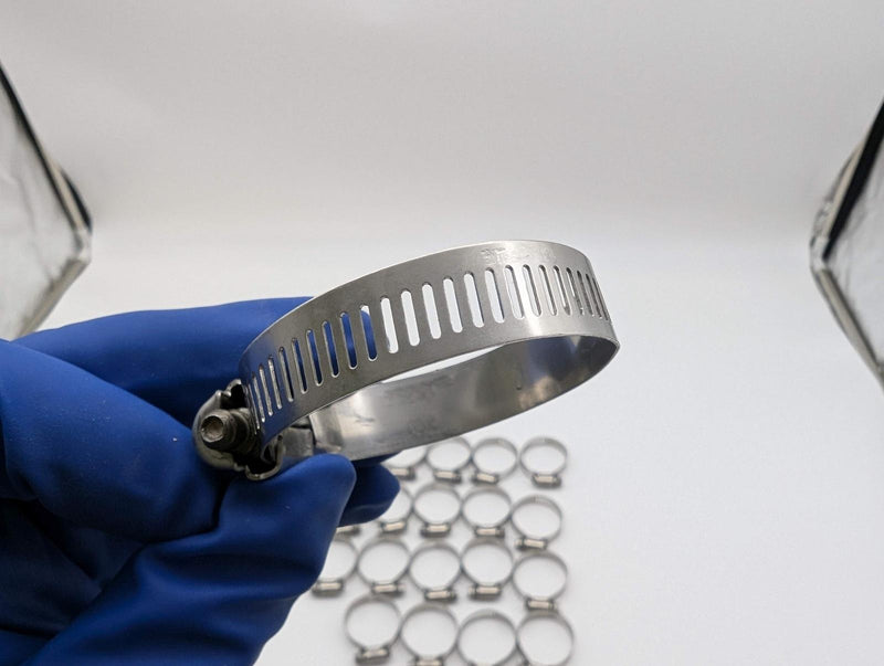 Ideal Tridon Size 24 Hose Clamps 1/2" Wide 1" to 2" 301 SS 67-4 Pack of 20 4