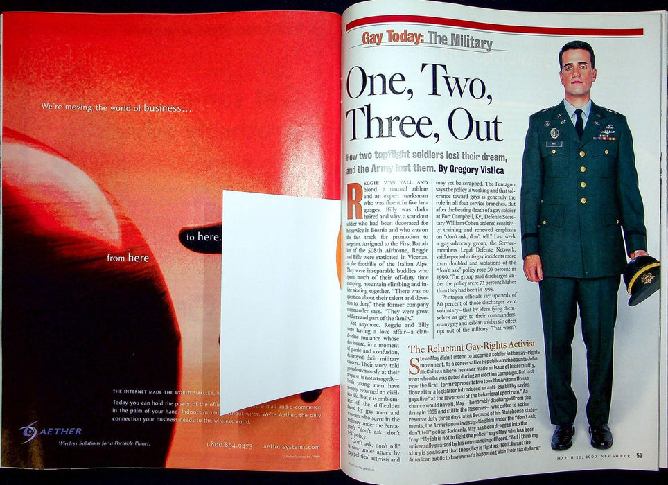 Newsweek Magazine March 20 2000 Gay In America Military Church Religion McCain 5