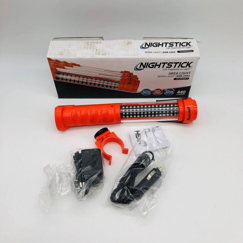 Nightstick NSR-2492 Rechargeable Hand Lamp Work Light 2.5 Max Hr Run Time LED 11