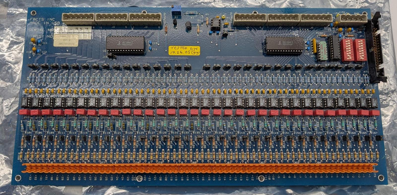 Facts Inc A-A88.00-4 Rev 4 I/O Board 32 Inputs AMS39050006 for Facts 4RC Machine 1