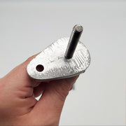 Glynn Johnson Door Stop & Bumper Satin Aluminum Finish No FB 18 USA Made NOS 4