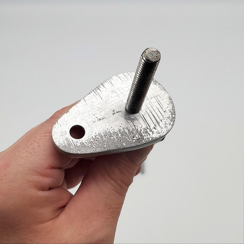 Glynn Johnson Door Stop & Bumper Satin Aluminum Finish No FB 18 USA Made NOS 4