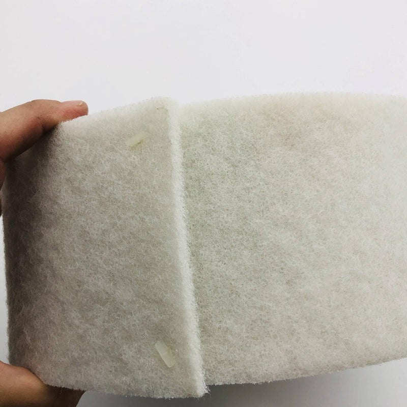 3M 00262 Scotch Brite Clean and Finish Roll 4in x 30ft Type T White 1 Roll 5