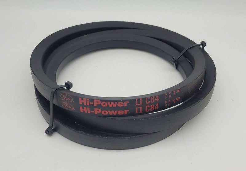 Gates C84 Belt 7/8" Width 88" Length 17/32" Thick Hi-Power II V-Belt 1