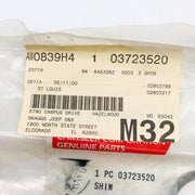 Mopar 3723520 Shim for Drive Pinion Bearing OEM New Old Stock NOS Sealed 4