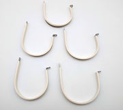 Star 3.75" Cushioned Hose Clamps 304 Stainless Steel White PVC Pack of 5 1