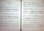 1902 Because Edward Teschemacher Guy D Hardelot Vintage Sheet Music Large French 2
