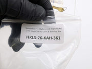 National C8711 Mailbox Lock Bright Nickel 5 Pin Keyed Diff for USPS & Bommer Box 7