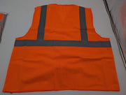 3x Cordova V210P High Visibility Safety Vests Orange XL Hook And Loop Closure 5