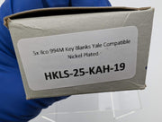 5x Ilco 994M Key Blanks Yale Compatible Nickel Plated 4