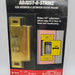 Deadbolt Strike Plate Door Brass Adjustable Interior & Exterior 2pk MAG 454-B 4