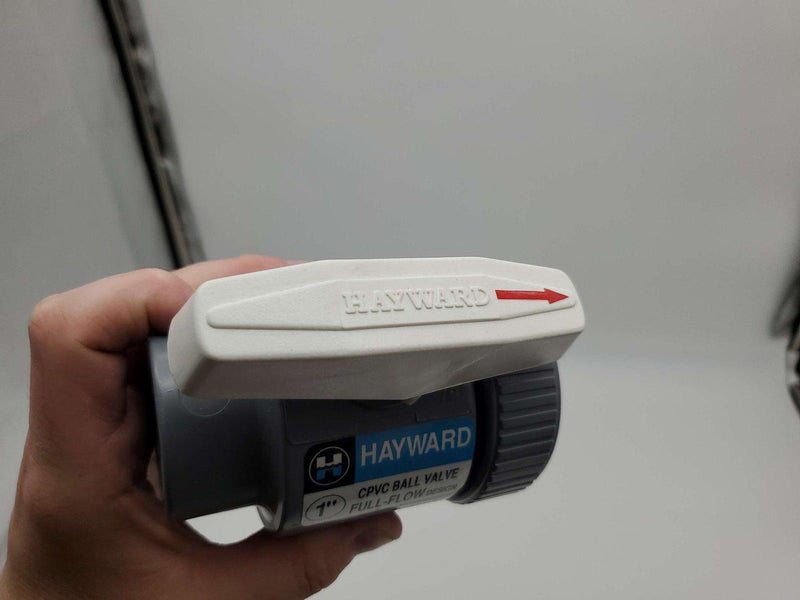 Hayward TW20100T 1" True Union 3-Way Ball Valve CPVC 4