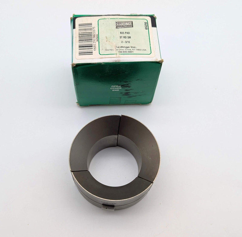 Hardinge B35 2-3/16" Round Smooth Collet Pads 3-Segment for B-Series Collet 1