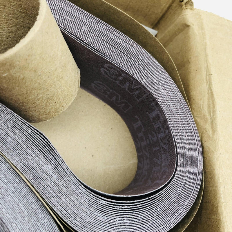 3M 61021 Cloth Belt 217EA Trizact Full Flex Film-Lok 2in X 137-25/32in Lot of 52 9