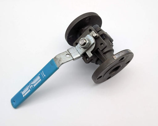 Milwaukee 1-1/2" F20 Ball Valve Carbon Steel Body SS Ball PTFE Seat F20CS150F 1