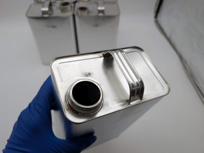 1 Gallon F Style Metal Cans Tin Coated Steel 1.75" Lid 1900T15 NO CAPS 5 Pack 3