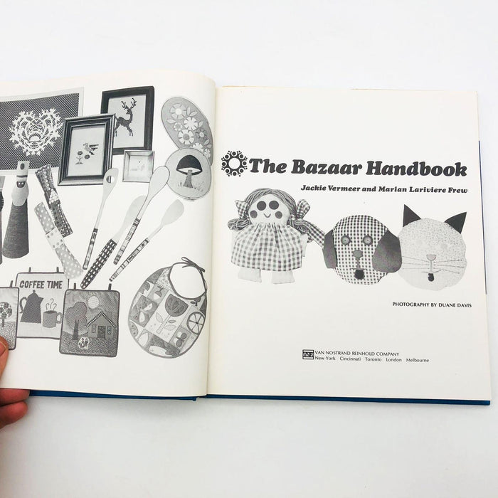 The Bazaar Handbook Jackie Vermeer Hardcover 1980 1st Edition/Print Crafts 8