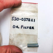 Poulan 530-037821 Screen Oil Filter OEM NOS Replaced by 530-056533 2