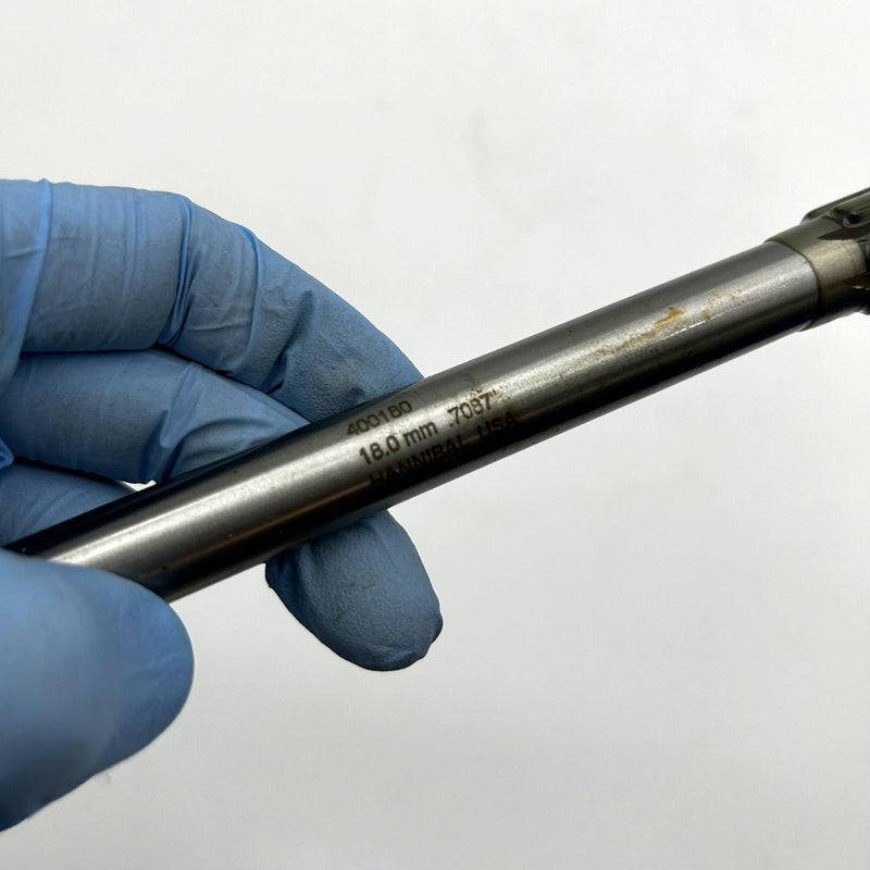 Hannibal 400180 Reamer Straight Shank and Flute Type 400 0.7087/18mm 9/16 Shank