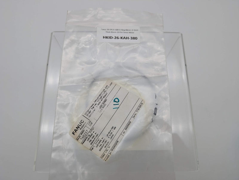 Fanuc JB-OR1A-G80 O-Ring 80mm ID 3mm Thick 83mm OD for Servo Motor 2