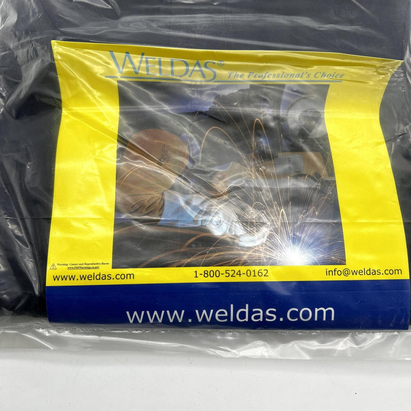 Weldas 33-8060 Welding Jacket 2XL Cool FR Hybrid 9oz Cotton W/ Leather Sleeves