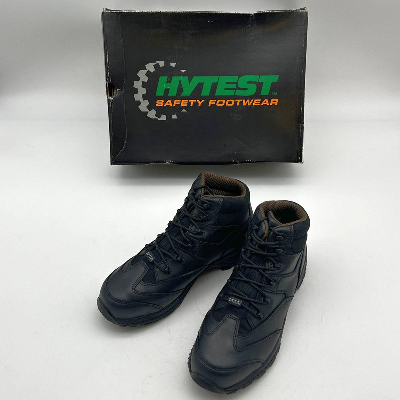 HyTest K12200 Internal Met Safety Hiker Boots Comp Toe EH Black 9.5 M Mens 1
