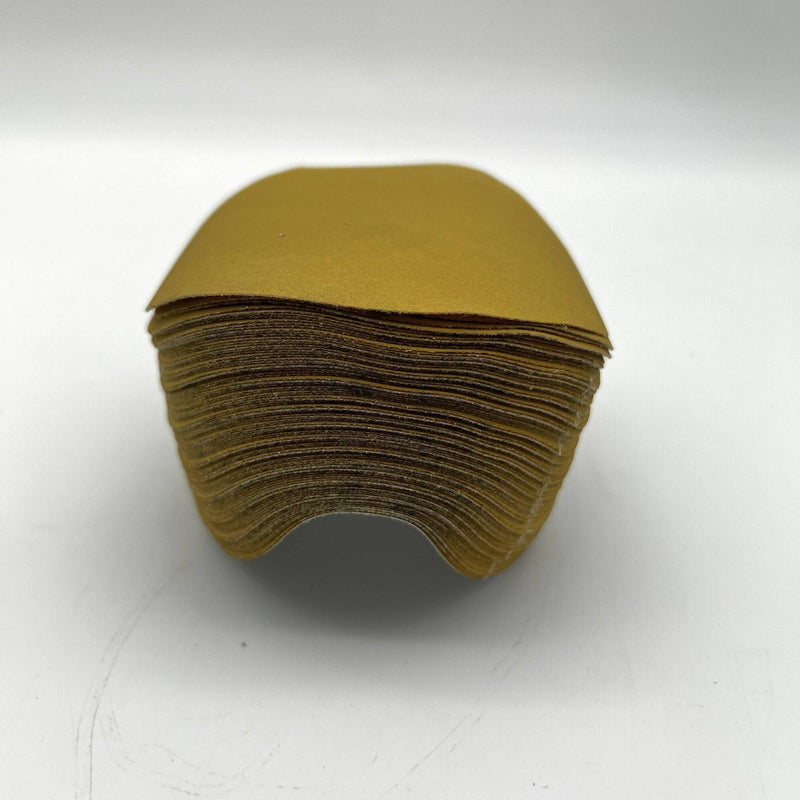 3M Hookit 00959 Gold Film Disc 5in x NH P320 255L Hook and Loop AO 100/bx 7